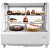 Koolmore Commercial Countertop Refrigerator Display Case Merchandiser with LED Lighting CDC-3C-WH
